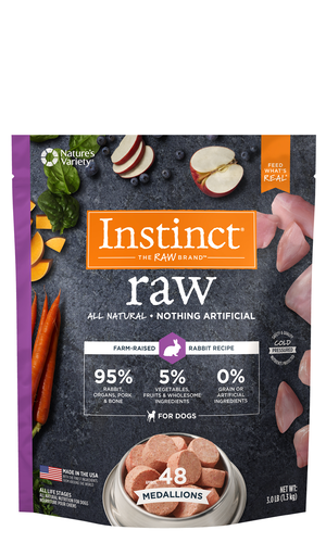 Instinct Raw Medallions Rabbit Recipe