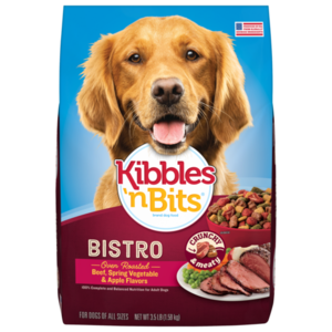 Kibbles 'n Bits Bistro Oven Roasted Beef, Spring Vegetable & Apple Flavors