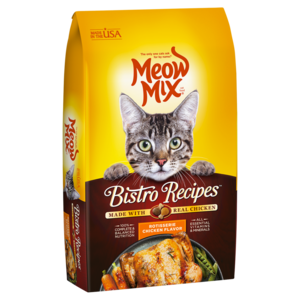Meow Mix Bistro Recipes Rotisserie Chicken Flavor