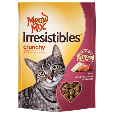 Meow Mix Irresistibles Crunchy With Salmon & Ocean Whitefish