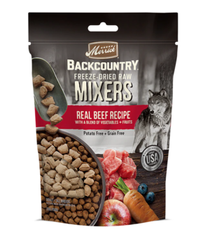 Merrick Backcountry Freeze-Dried Raw Real Beef Recipe Mixers