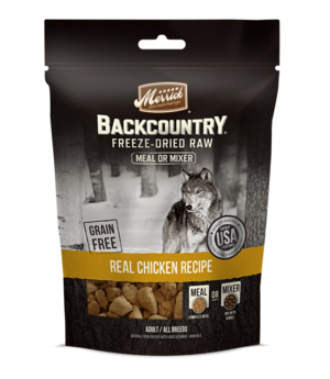 Merrick Backcountry Freeze-Dried Raw Real Chicken Recipe Meal Or Mixer