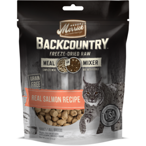Merrick Backcountry Freeze-Dried Raw Real Salmon Recipe Meal Or Mixer