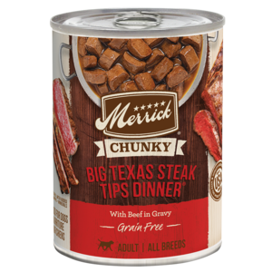 Merrick Grain Free Chunky Big Texas Steak Tips Dinner