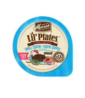 Merrick Lil' Plates Small Surfin' + Turfin' Supper For Small Breed Dogs