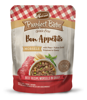 Merrick Purrfect Bistro Bon Appetits Beef Recipe Morsels In Gravy