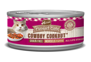 Merrick Purrfect Bistro Cowboy Cookout Morsels In Gravy