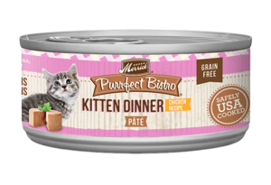 Merrick Purrfect Bistro Kitten Dinner Chicken Recipe Pate