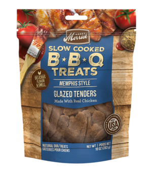 Merrick Slow Cooked BBQ Treats Memphis Style Glazed Tenders