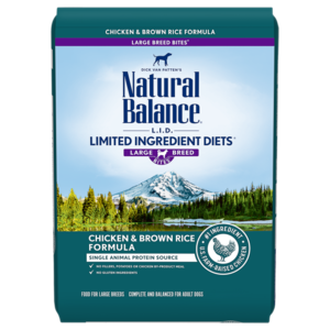 Natural Balance Limited Ingredient Diets Chicken & Brown Rice Formula (Large Breed Bites)