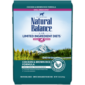 Natural Balance Limited Ingredient Diets Chicken & Brown Rice Formula (Small Breed Bites)