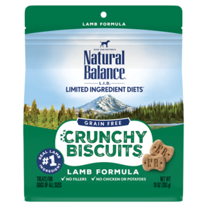 Natural Balance Limited Ingredient Diets Crunchy Biscuits Lamb Formula