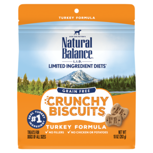 Natural Balance Limited Ingredient Diets Crunchy Biscuits Turkey Formula