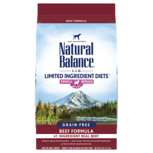 Natural Balance Limited Ingredient Diets Grain Free Beef Formula Small Breed Bites