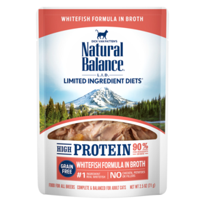 Natural Balance Limited Ingredient Diets High Protein Whitefish Formula In Broth For Cats