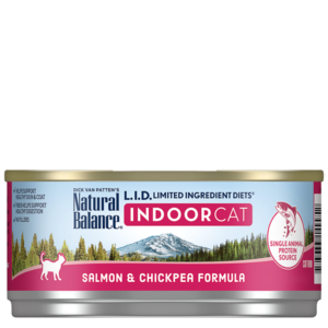 Natural Balance Limited Ingredient Diets Salmon & Chickpea Formula For Indoor Cats