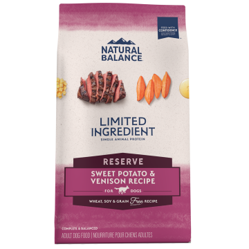 Natural Balance Limited Ingredient Reserve Sweet Potato & Venison Recipe