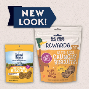 Natural Balance Rewards (Crunchy Biscuits) With Real Duck For Small Breed Dogs