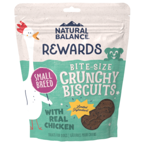 Natural Balance Rewards (Crunchy Biscuits) With Real Chicken For Small Breed Dogs