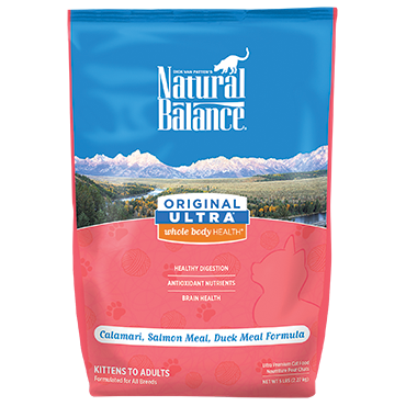 Natural Balance Original Ultra Calamari, Salmon Meal, Duck Meal Formula
