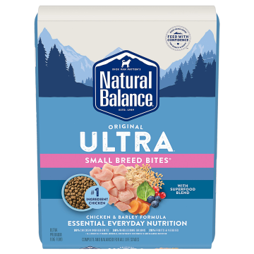 Natural Balance Original Ultra Chicken & Barley Formula Small Breed Bites