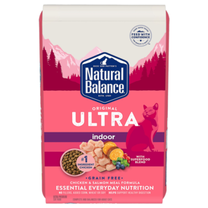 Natural Balance Original Ultra Chicken & Salmon Meal Formula For Indoor Cats
