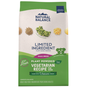 Natural Balance Plant Powered Vegetarian Recipe (Limited Ingredient) For Small Breed Dogs