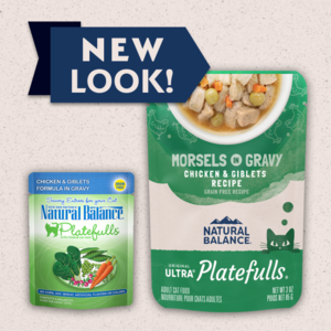 Natural Balance Ultra Platefulls Chicken & Giblets Recipe Morsels In Gravy