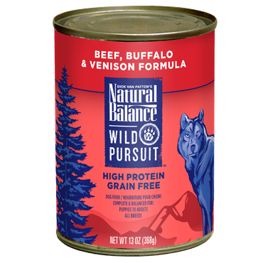 Natural Balance Wild Pursuit Beef, Buffalo & Venison Formula