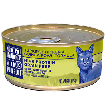 Natural Balance Wild Pursuit Turkey, Chicken & Guinea Fowl Formula