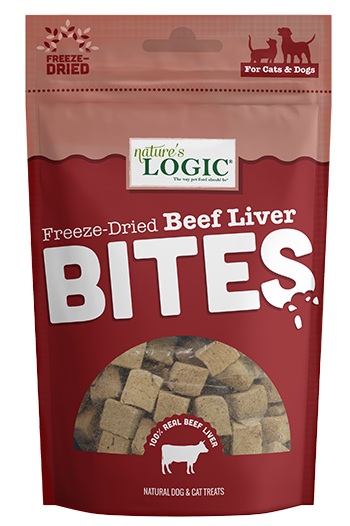 Nature's Logic Bites Freeze-Dried Beef Liver For Dogs & Cats