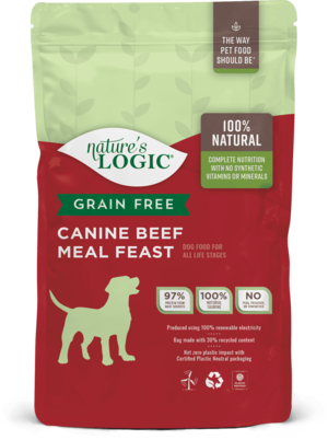 Nature's Logic Canine Kibble Grain-Free Beef Meal Feast