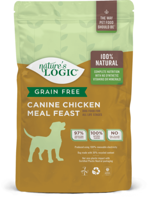 Nature's Logic Canine Kibble Grain-Free Chicken Meal Feast