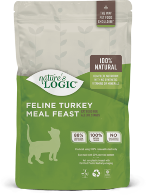 Nature's Logic Feline Kibble Turkey Meal Feast