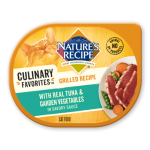 Nature's Recipe Culinary Favorites Grilled Recipe With Real Tuna & Garden Vegetables