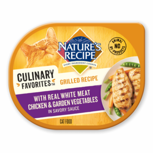Nature's Recipe Culinary Favorites Grilled Recipe With Real White Meat Chicken & Garden Vegetables