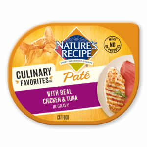 Nature's Recipe Culinary Favorites Pate With Real Chicken & Tuna In Gravy