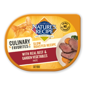 Nature's Recipe Culinary Favorites Slow Roasted Recipe With Real Beef & Garden Vegetables Pate