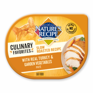 Nature's Recipe Culinary Favorites Slow Roasted Recipe With Real Turkey & Garden Vegetables Pate