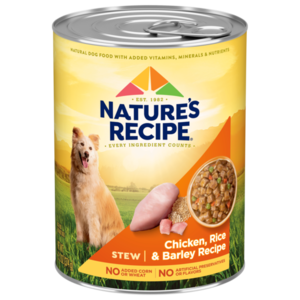 Nature's Recipe Original Stew Chicken, Rice & Barley Recipe