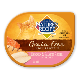 Nature's Recipe Grain Free High Protein Chicken & Salmon Recipe In Broth