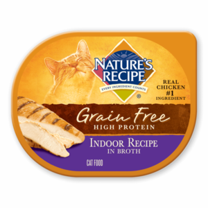 Nature's Recipe Grain Free High Protein Indoor Recipe In Broth