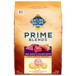 Nature's Recipe Prime Blends Beef, Barley & Venison Recipe With Whole Grains