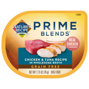 Nature's Recipe Prime Blends Grain Free Chicken & Tuna Recipe In Wholesome Broth