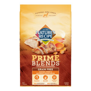 Nature's Recipe Prime Blends Grain Free Chicken, Turkey & Butternut Squash Recipe