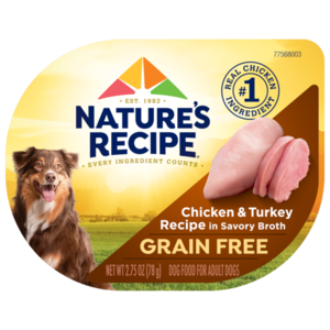 Nature's Recipe Grain Free Chicken & Turkey Recipe In Savory Broth