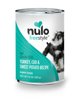 Nulo FreeStyle Turkey, Cod & Sweet Potato Recipe For Puppies (Canned)