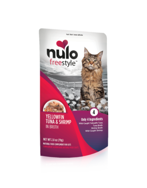 Nulo FreeStyle Yellowfin Tuna & Shrimp In Broth For Cats