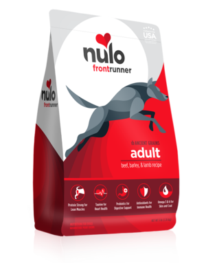 Nulo FrontRunner Ancient Grains Beef, Barley & Lamb Recipe For Adult Dogs
