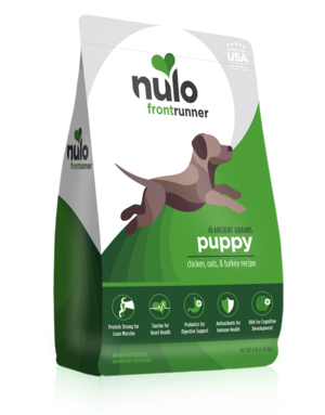 Nulo FrontRunner Ancient Grains Chicken, Oats & Turkey Recipe For Puppies